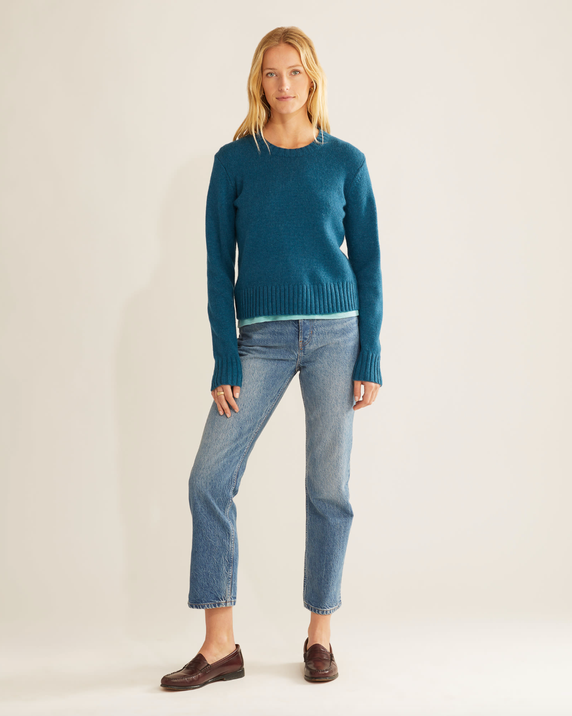 Shetland deals crewneck sweater