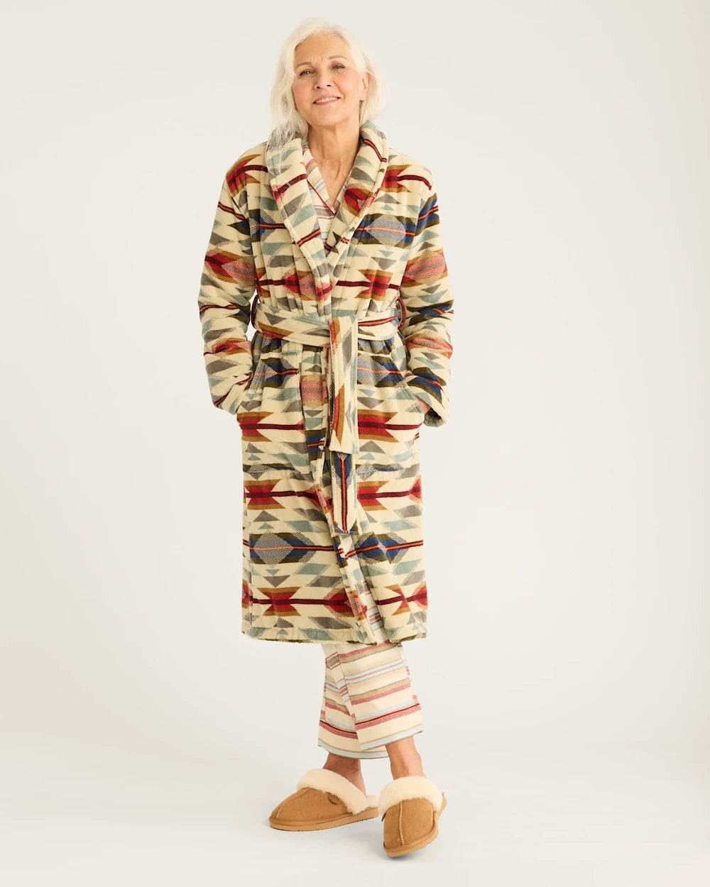 Women's Robe<br>Wyeth Trail Oatmeal