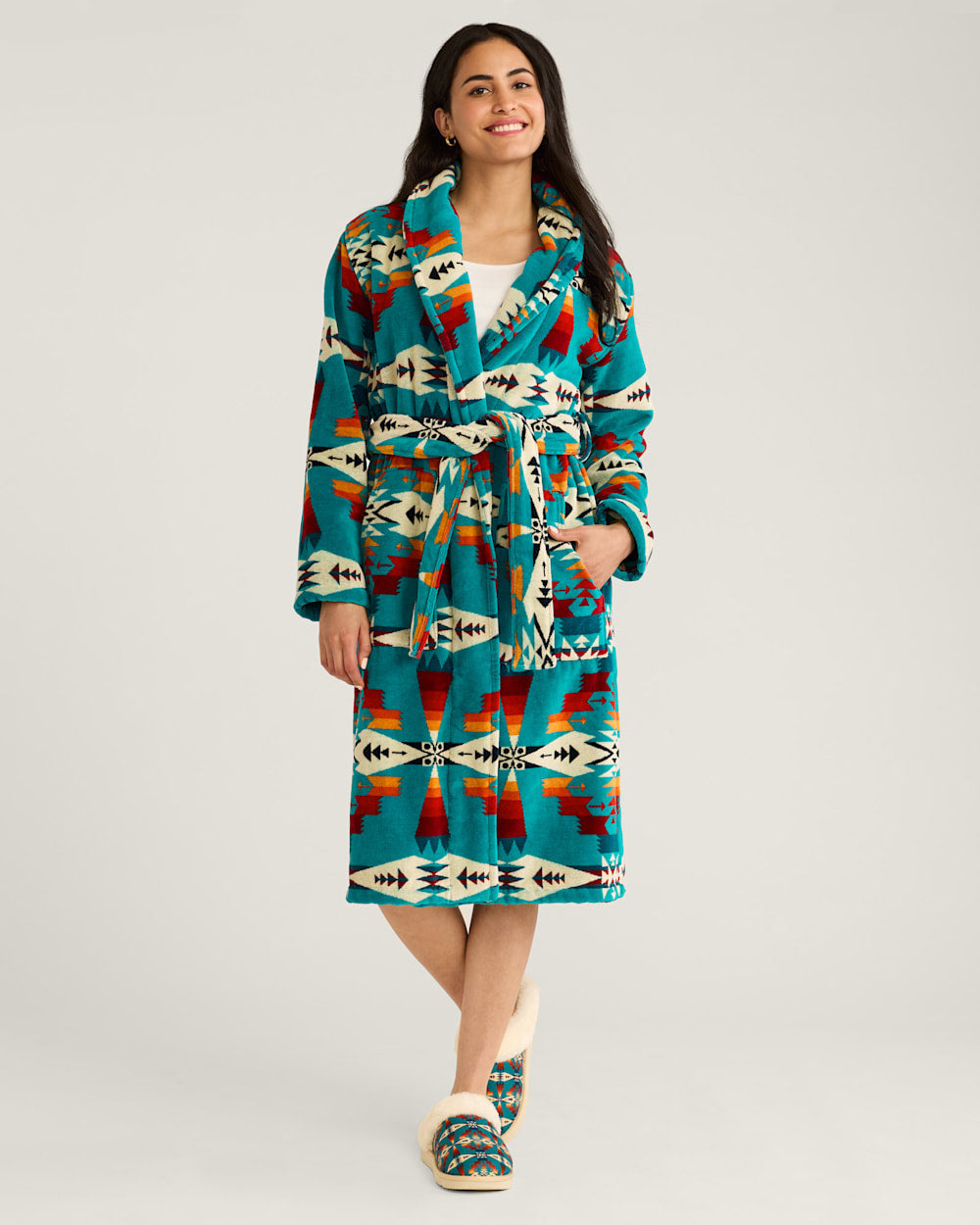 Women's Robe<br>Tucson Turquoise