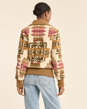 Foxglove Range Fleece Bomber<br>Chief Joseph Ivory