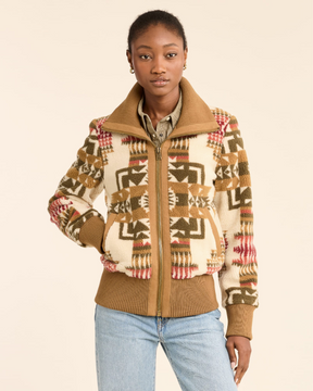 Foxglove Range Fleece Bomber<br>Chief Joseph Ivory