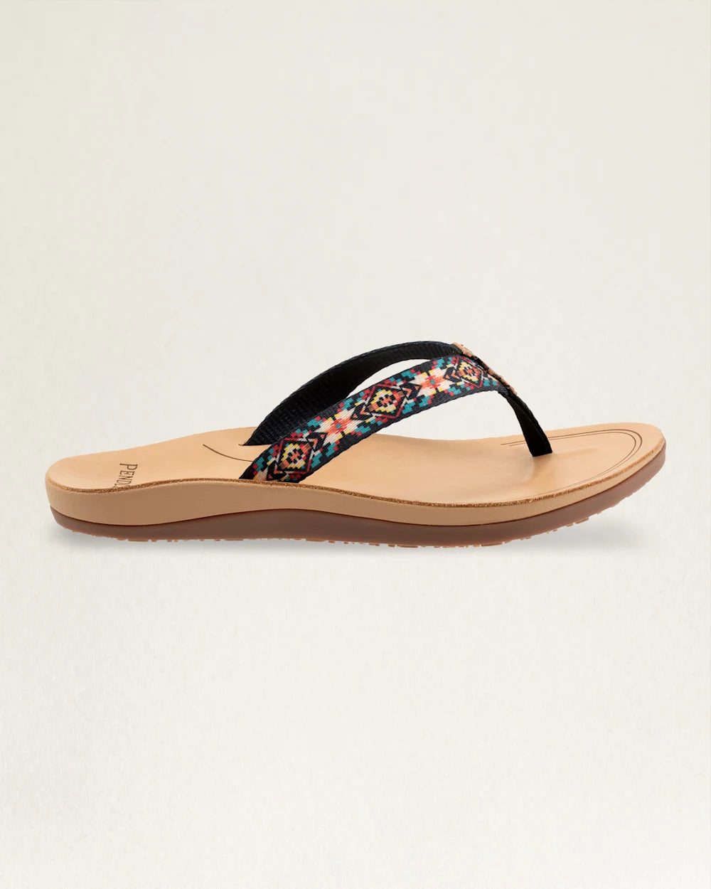 WOMENS CARICO LAKE FLIP FLOPS<br>BLACK