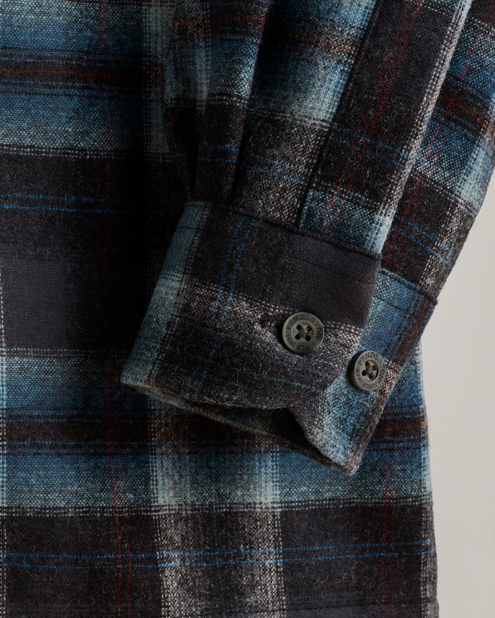 Board Shirt<br>Grey Mix/Aqua Plaid