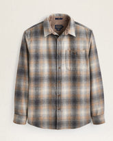 Trail Shirt<br>Grey Mix/Tan Mix Plaid