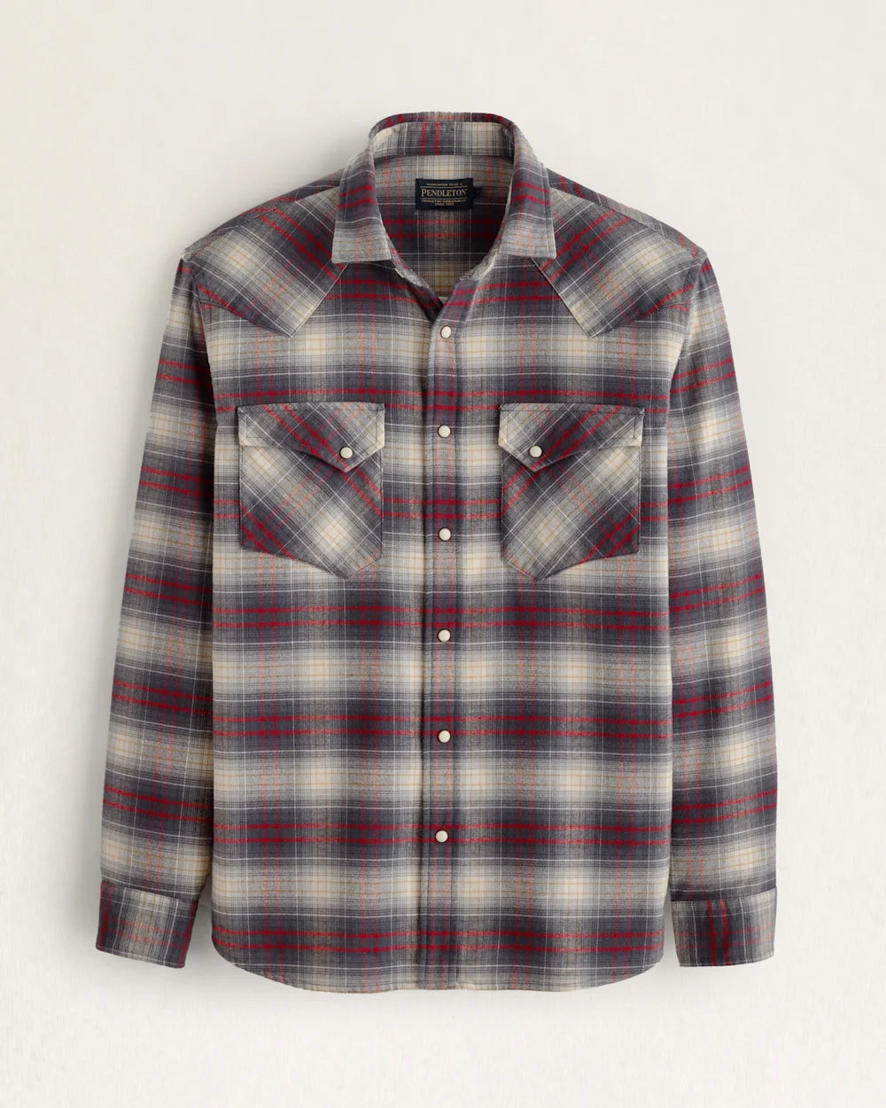 Wyatt Shirt<br>Grey/Red Plaid