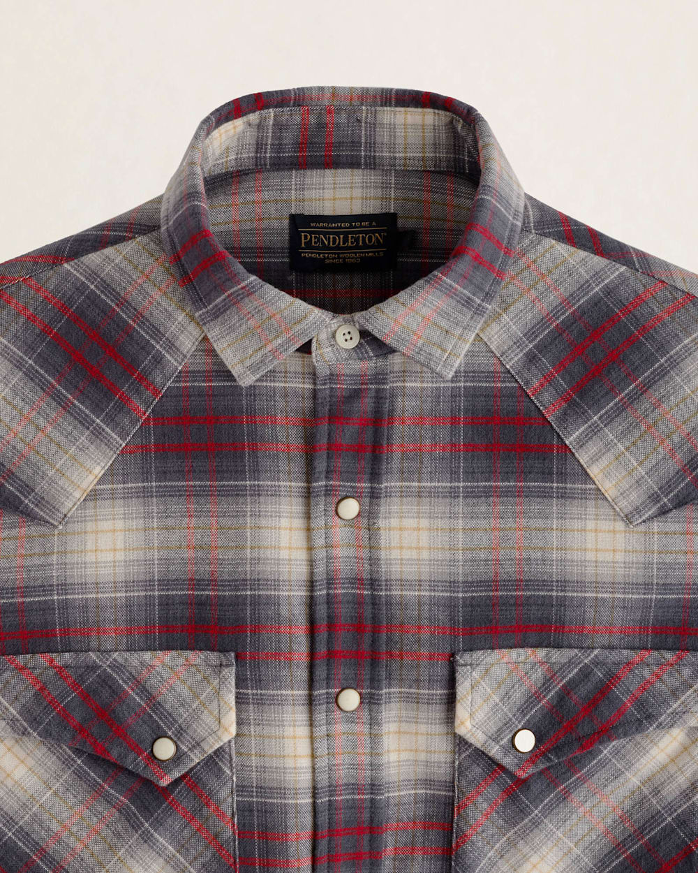 Wyatt Shirt<br>Grey/Red Plaid