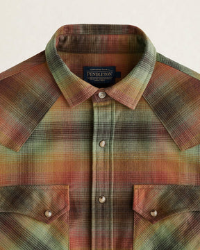 Wyatt Shirt<br>Brown/Green Multi Plaid