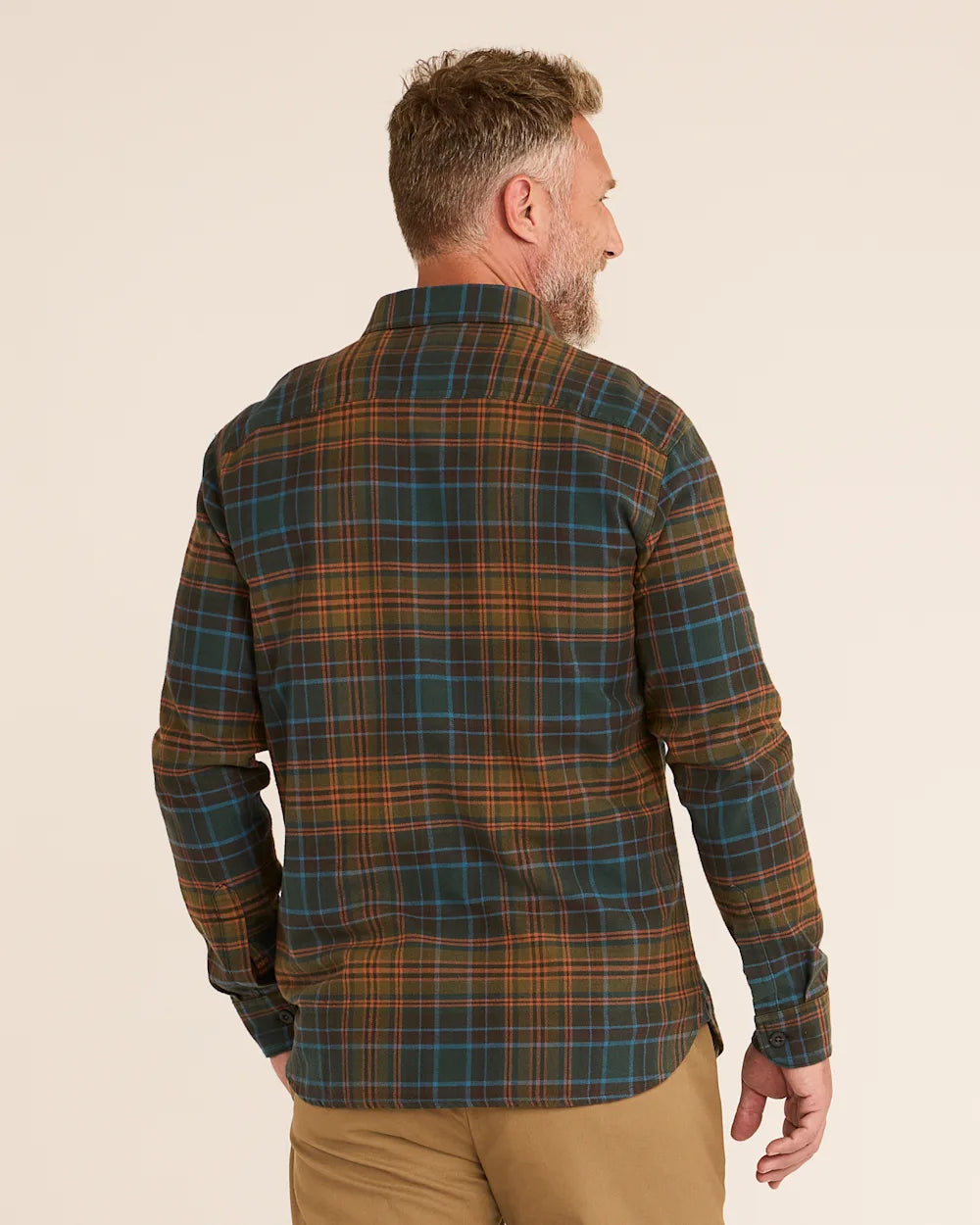 Burnside Shirt<br>Olive/Blue/Rust Plaid