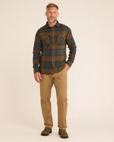 Burnside Shirt<br>Olive/Blue/Rust Plaid