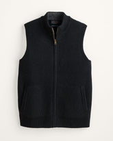 Wool Sweater Vest<br>Black