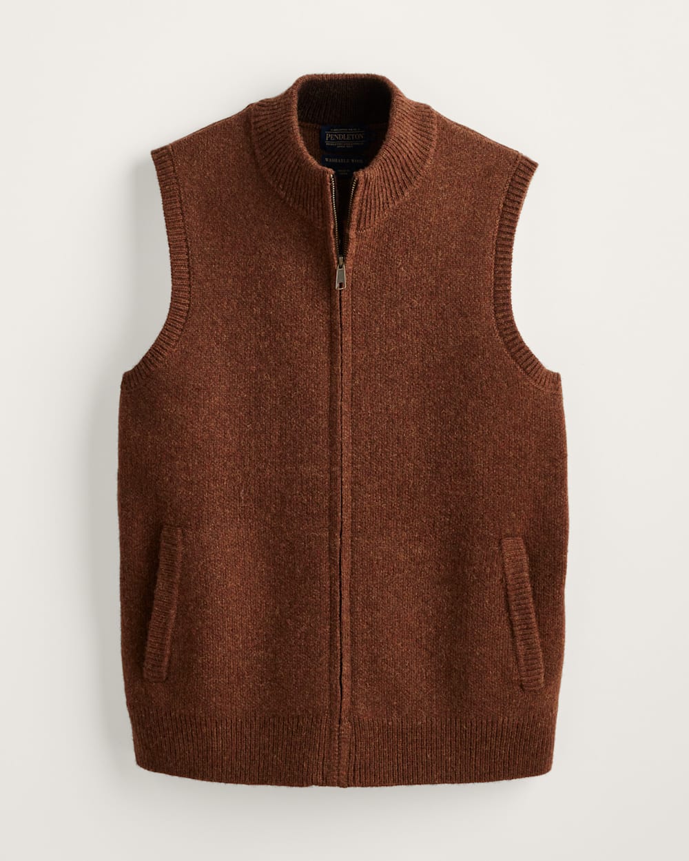 Wool Sweater Vest<br>Spiced Heather