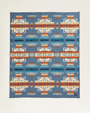 Chief Joseph Jacquard Blanket<br>Slate