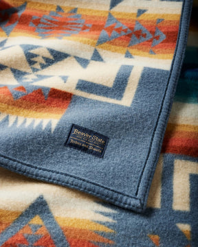 Chief Joseph Jacquard Blanket<br>Slate