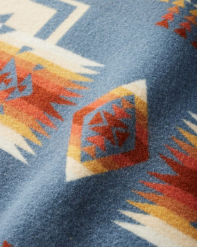 Chief Joseph Jacquard Blanket<br>Slate