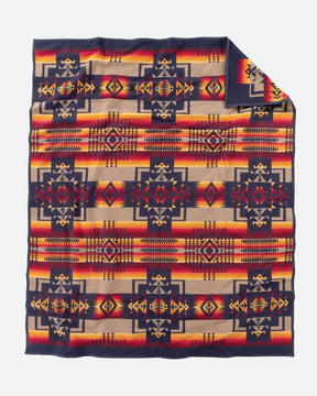 Chief Joseph Jacquard Robe<br>Indigo