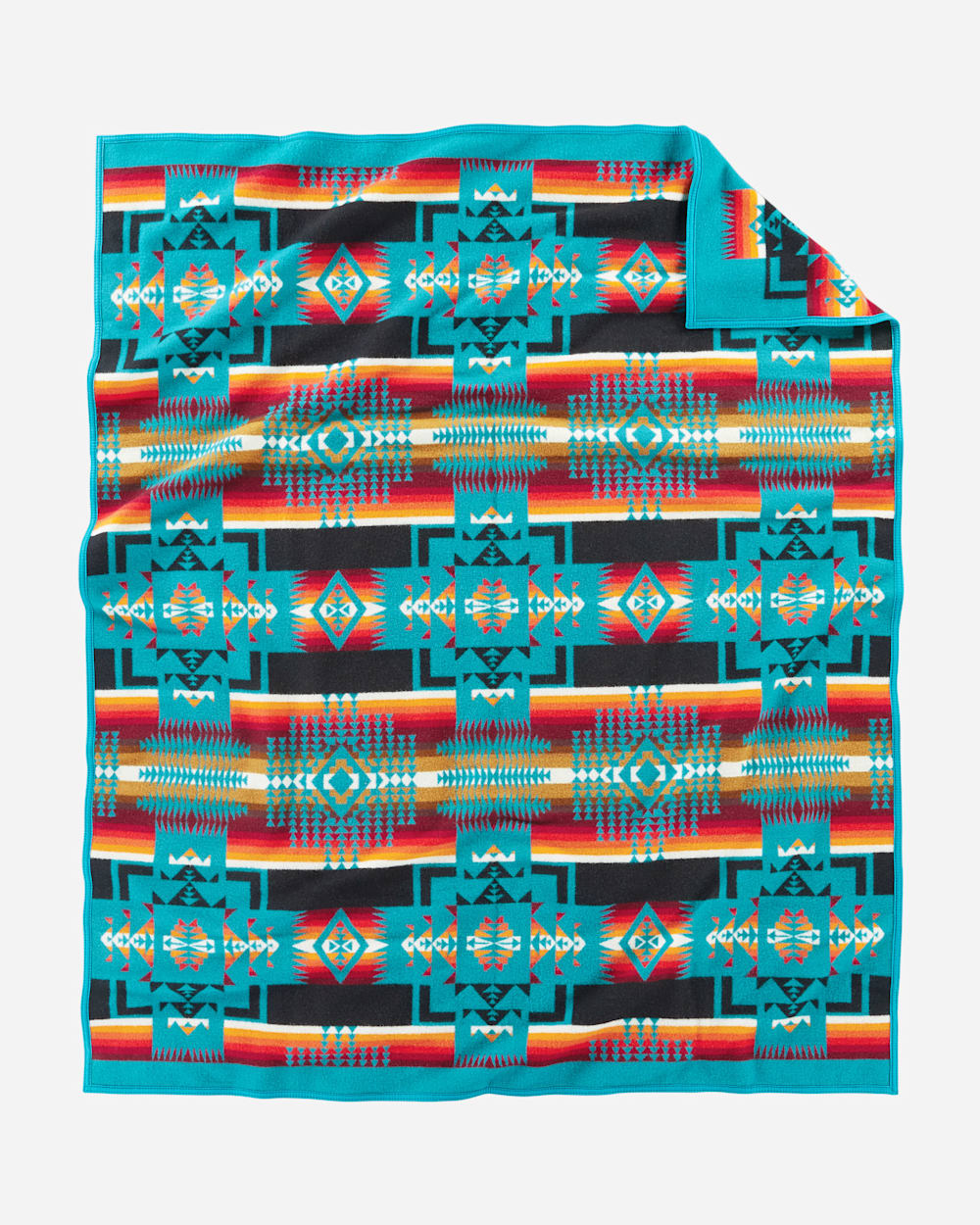 CHIEF JOSEPH BLANKET<br>TURQUOISE