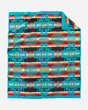 Chief Joseph Jacquard Robe<br>Turquoise