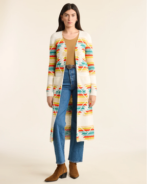 Pacific City Duster<br>Soft Ecru Multi