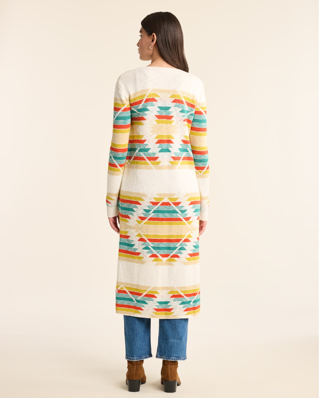 Pacific City Duster<br>Soft Ecru Multi