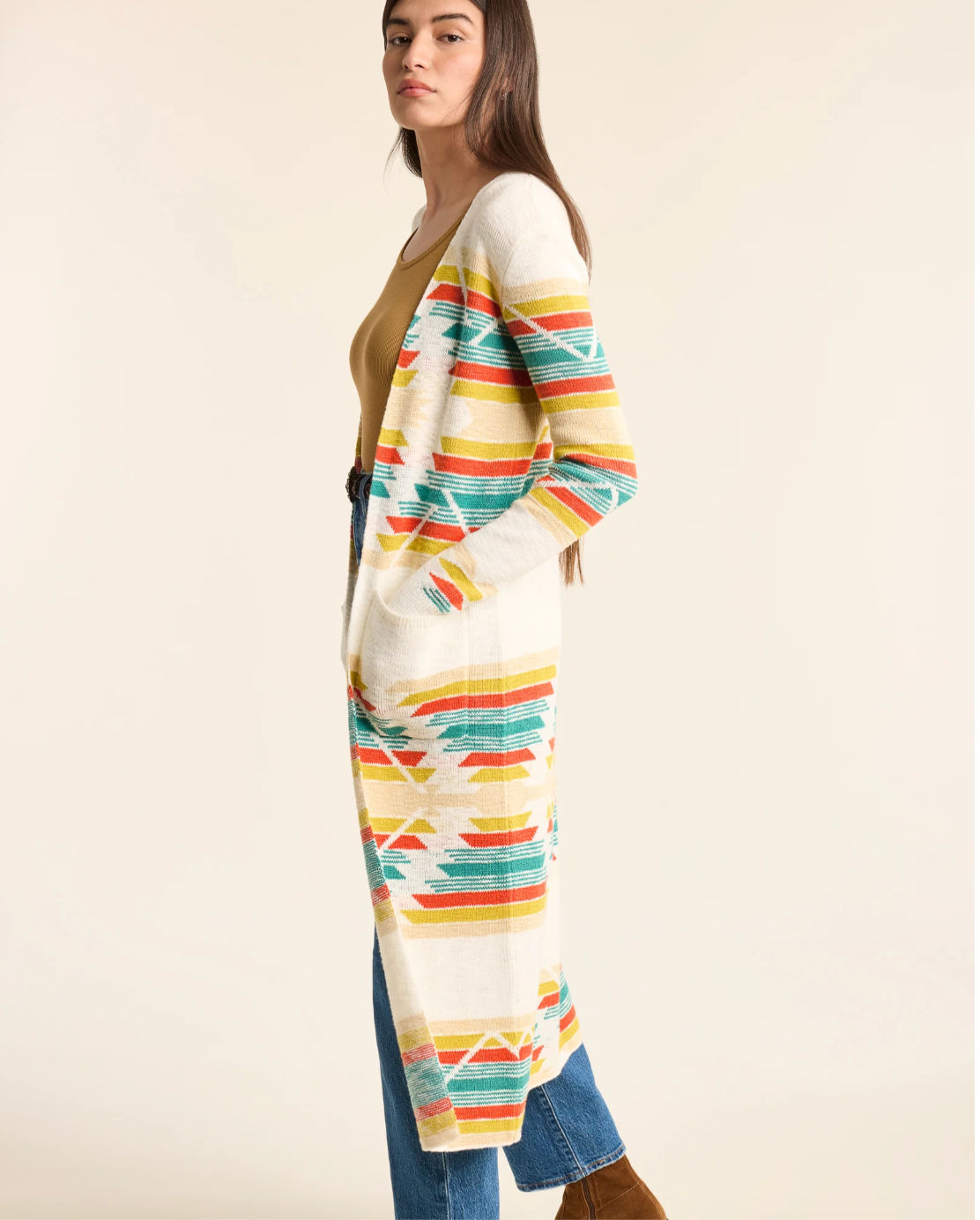 Pacific City Duster<br>Soft Ecru Multi