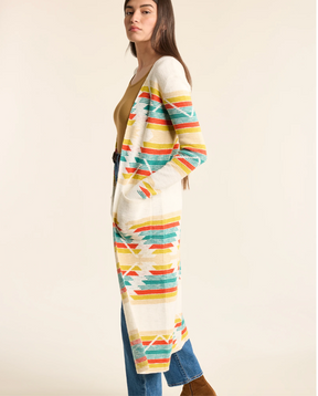 Pacific City Duster<br>Soft Ecru Multi