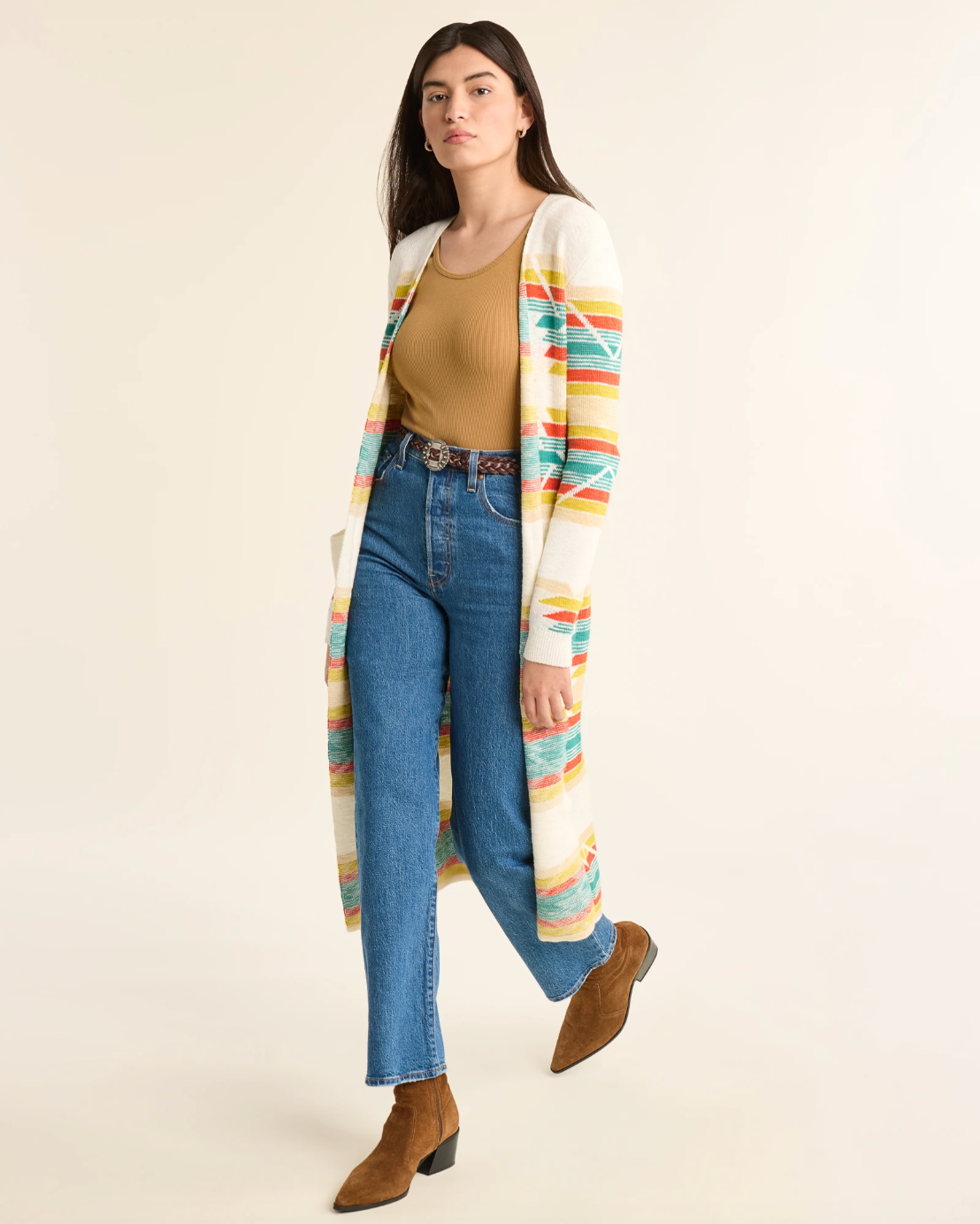 Pacific City Duster<br>Soft Ecru Multi