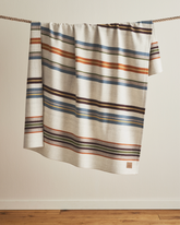 Bridger Stripe Throw<br>Ivory Mix