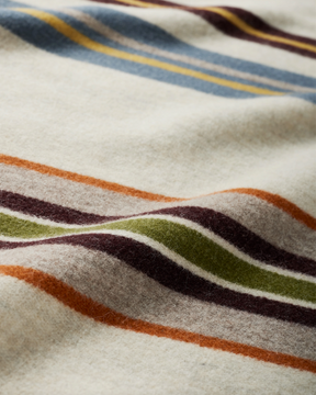 Bridger Stripe Throw<br>Ivory Mix