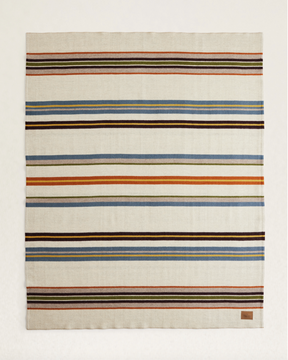 Bridger Stripe Throw<br>Ivory Mix