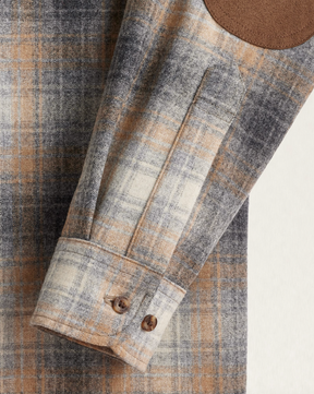 Trail Shirt<br>Grey Mix/Tan Mix Plaid