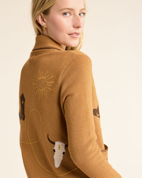 Pendleton Western Cardigan<br>Buckskin Brown