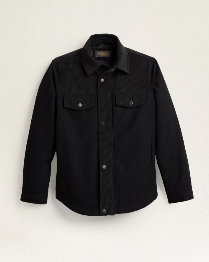 Timberline- Shirt Jacket<br>Black