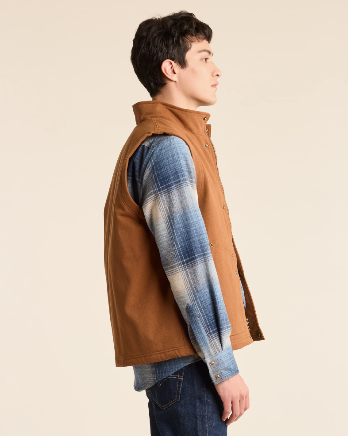 Pine Grove - Canvas Vest<br>Whiskey