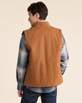 Pine Grove - Canvas Vest<br>Whiskey