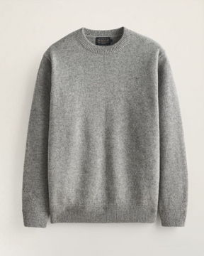 Wool Crew<br>Light Grey Heather