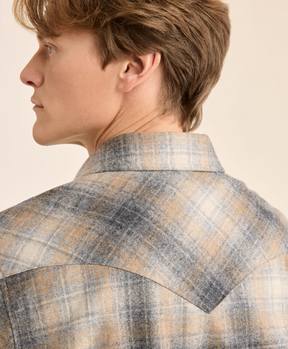 Canyon Shirt<br>Grey Mix/Tan Mix Plaid