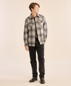 Canyon Shirt<br>Grey Mix/Tan Mix Plaid