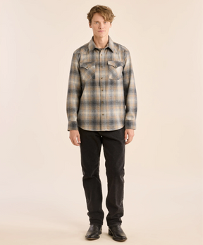 Canyon Shirt<br>Grey Mix/Tan Mix Plaid