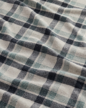 Eco-Wise Washable Throw<br>Kelso Plaid Oat