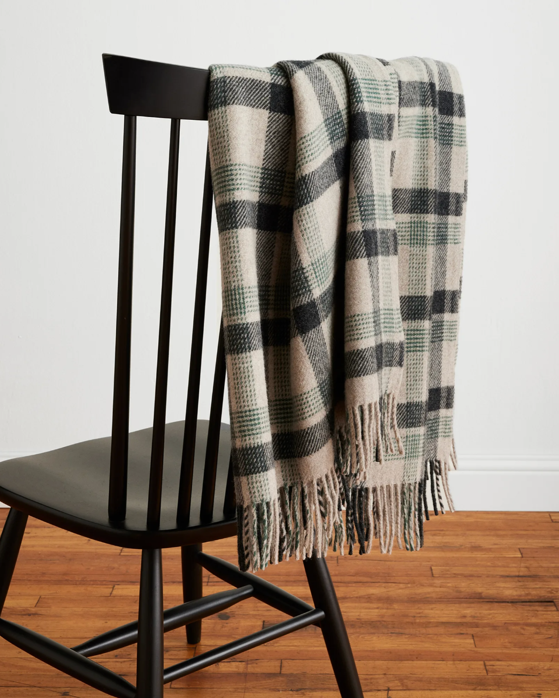 Eco-Wise Washable Throw<br>Kelso Plaid Oat