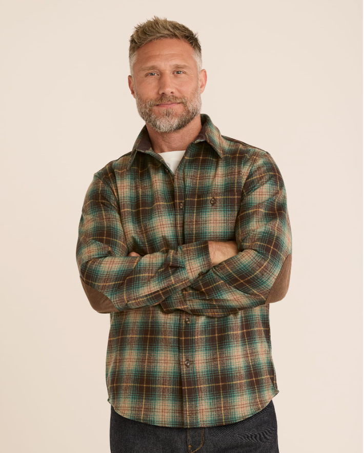 Trail Shirt<br>Brown/Green Plaid