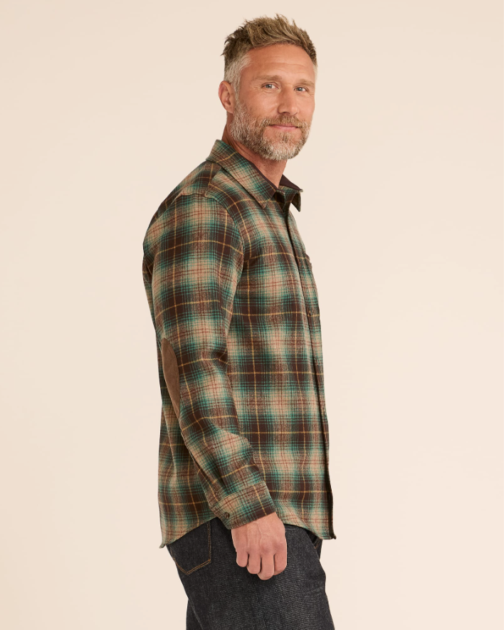 Trail Shirt<br>Brown/Green Plaid