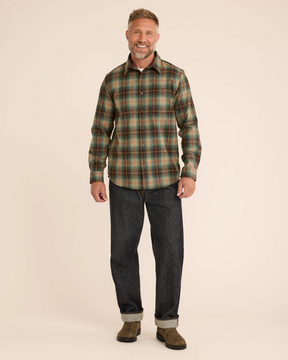 Trail Shirt<br>Brown/Green Plaid