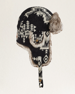 ROCK POINT TRAPPER HAT<br>BLACK