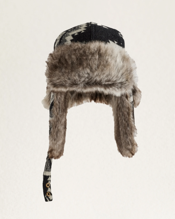 ROCK POINT TRAPPER HAT<br>BLACK