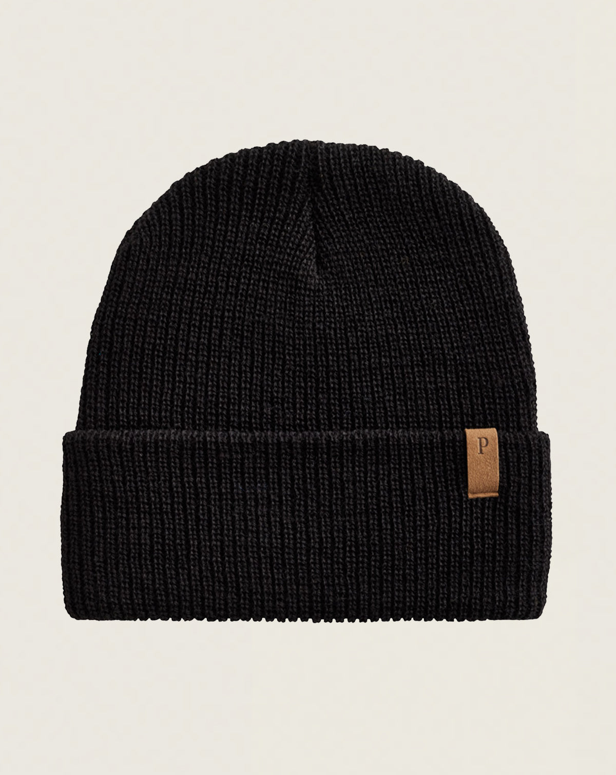 Wool Watch Cap<br>Black