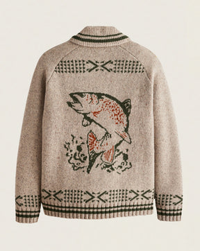 Salmon Falls Zip Sweater<br>Oatmeal